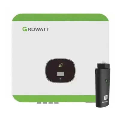 Inversor Solar Ongrid Growatt 8kW 220V 2MPPT MIN8000TL-X Monitoramento Wi-Fi GROWATT