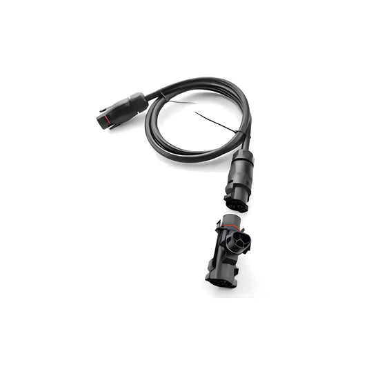 Kit Cabo Extensor Macho e Fêmea + Conector T Deye 5mm 2,8m MEUGERADOR