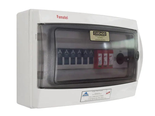 String Box ProAuto Quadro 3 Entradas 1 Saída 1000V 1 MPPT com Para-Raio DPS PROAUTO