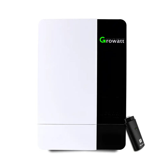 Kit Energia Solar Offgrid 5,85kWp 10 Painel Sunova 585W Inversor Growatt 10kW 220V Bateria Dyness 20,48kWh GROWATT