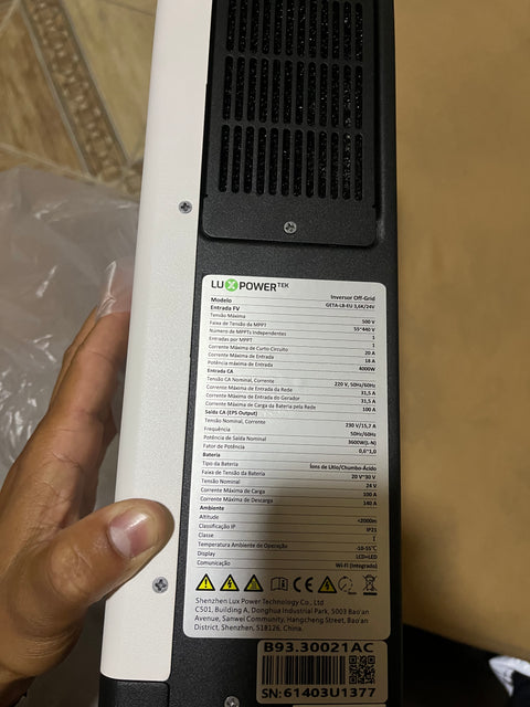 Foto enviada pelo cliente