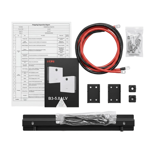 Bateria Solar de Lítio Saj B3 5,12kWh 48V 100Ah LiFePO4 6000 ciclos SAJ