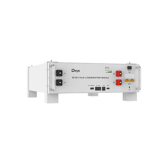 Bateria Solar de Lítio Deye SE-G5.1 Pro B 5,12kWh 48V 100Ah LiFePO4 DEYE