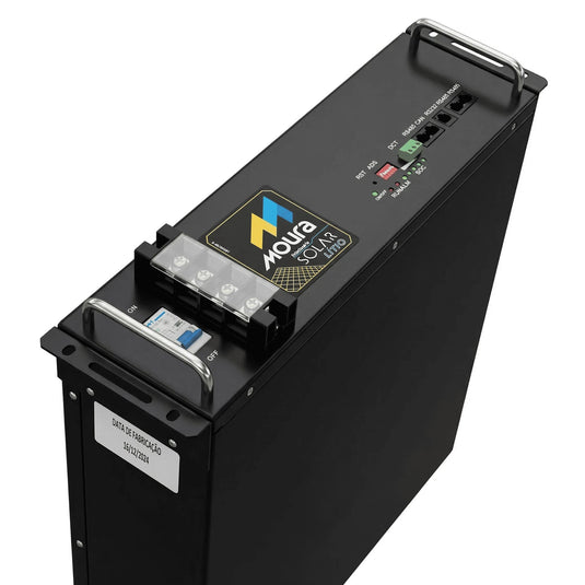 Bateria Solar de Lítio Moura 4,8kWh 48V 100Ah 48MLS100 6.000 Ciclos MOURA