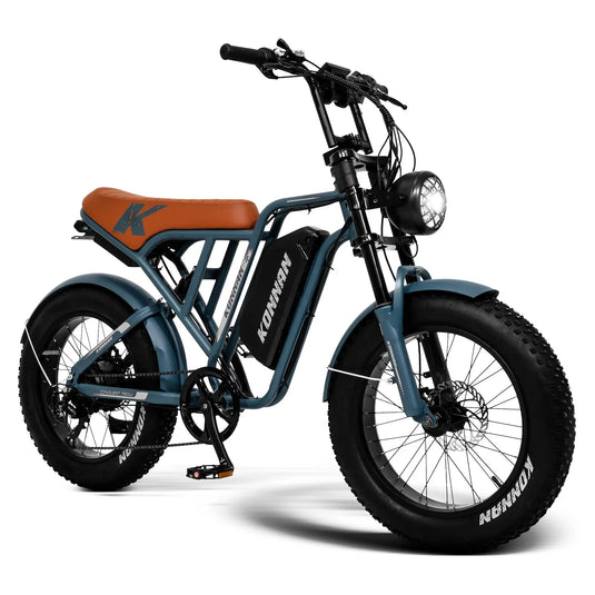BICICLETA ELÉTRICA 750W WH-CQT04 AZUL / BRANCO KONNAN