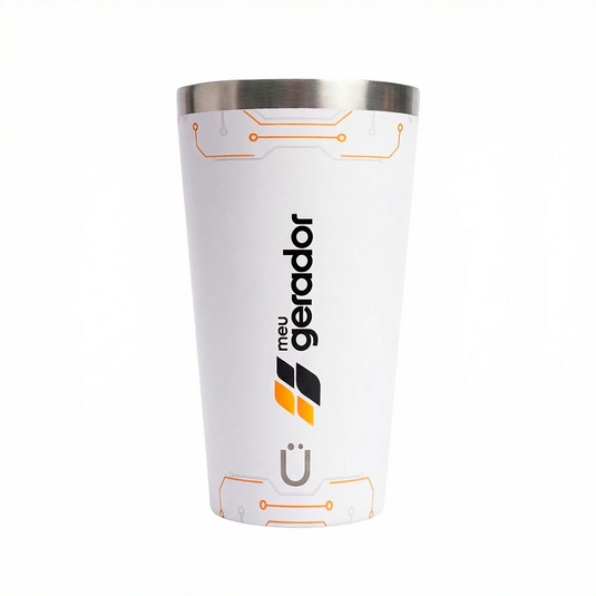 Copo Térmico Personalizado Gluck MeuGerador Sleek 473ml GLUCK