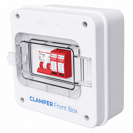 Clamper Front Box Inversor até 6KW CA 275V 20KA 2P 32A IP65
