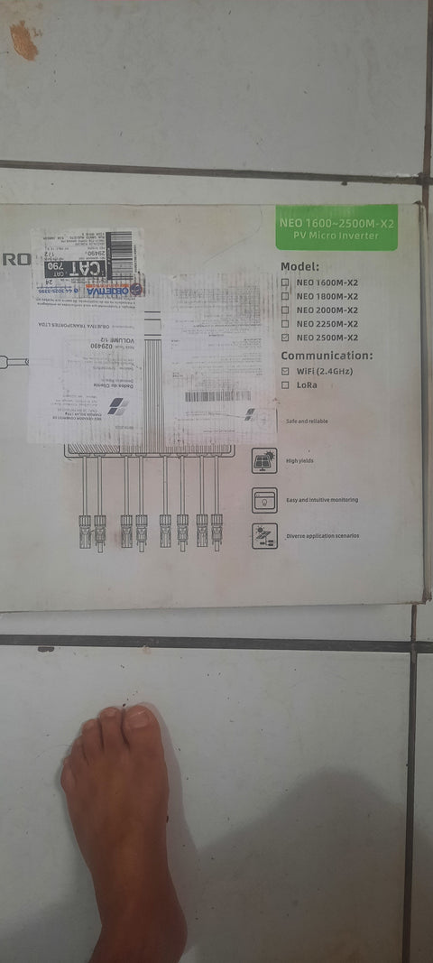 Foto enviada pelo cliente