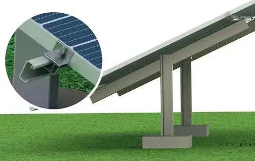 Estrutura de Energia Solar Para Solo 4,8m Para 4 Placas PRATYC