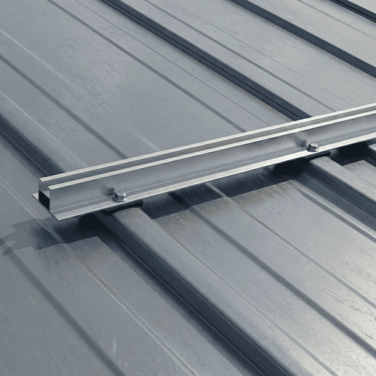 Estrutura de Energia Solar Para Telha Metálica 55cm Para 4 Placas PRATYC