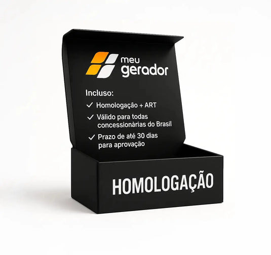 Homologação Energia Solar Fotovoltaico de 8 a 10kWp (1050kWh a 1350kWh/mês) MEUGERADOR