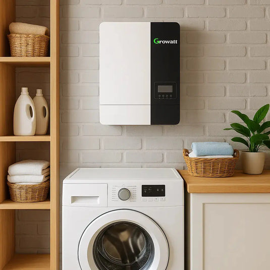 Inversor e Controlador Solar Offgrid Growatt 5kW 48V 220V 1MPPT SPF ES Senoidal Monitoramento Wi-Fi GROWATT