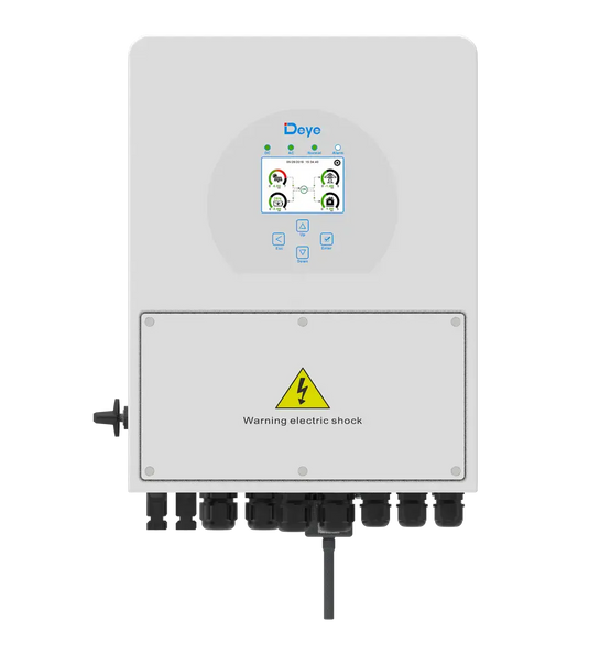Kit Energia Solar Híbrido 1300kWh mês 9,76kWp 16 Painel Sunova 610W Inversor Deye 8KW 220V 2MPPT DEYE