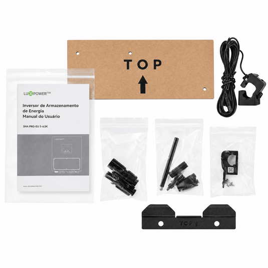 Inversor Solar Híbrido Luxpower 6kW 220V 2Mppt SNA6000-PRO 48V Monitoramento Wifi LUXPOWER