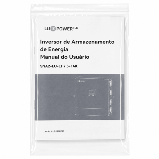 Inversor Solar Híbrido Luxpower 10kW 220V 2Mppt SNA2-EU-LT 48V Monitoramento Wifi LUXPOWER