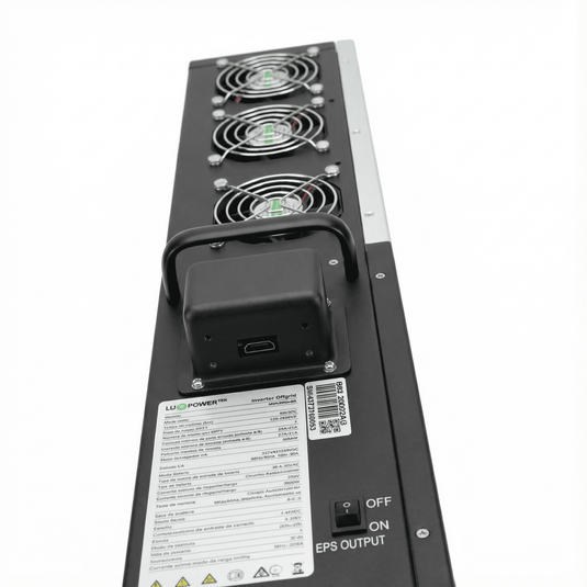 Inversor Solar Híbrido Luxpower 5KW 127/220V (SplitPhase) 2Mppt ECO-HÍBRIDO 5000 BR Monitoramento Wifi LUXPOWER