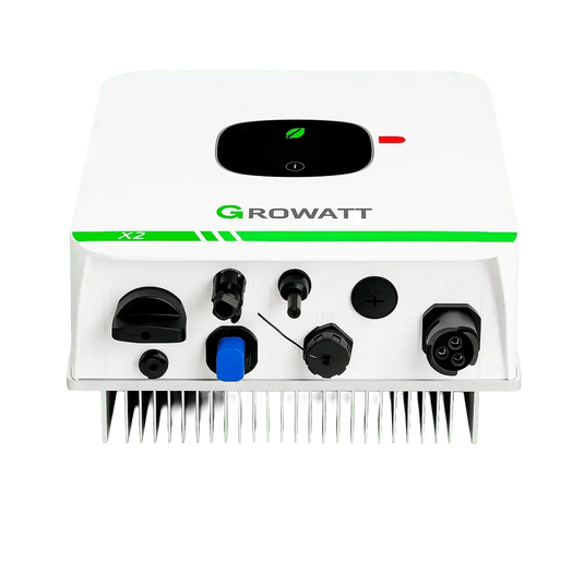 Kit Energia Solar Ongrid 600kWh Mês 4,88kWp 8 Painel Sunova 610W Inversor Growatt 3kW X2 220V 1MPPT GROWATT