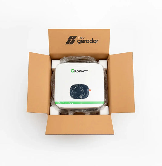 Inversor Solar Growatt Ongrid 6kW X2 MIN6000TL-X2 220V 2MPPT Monitoramento Wifi GROWATT