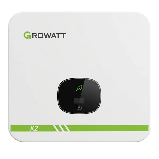 Inversor Solar Growatt Ongrid 8kW X2 MIN8000TL-X2 220V 3MPPT Monitoramento Wifi C/ AFCI GROWATT