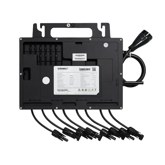 Kit Energia Solar Ongrid 950kWh Mês 7,02kWp 12 Painel Sunova 585W Micro Growatt 6kW 220V 12MPPT GROWATT