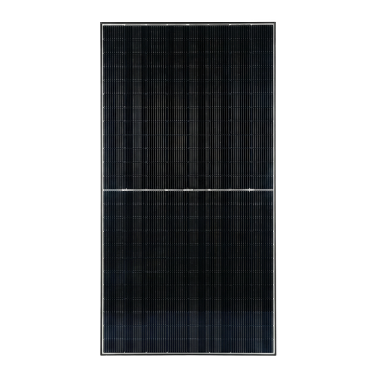 Painel Solar 620w Bifacial Preto Era Monocristalino Halfcell Ntype 132 Células ERA