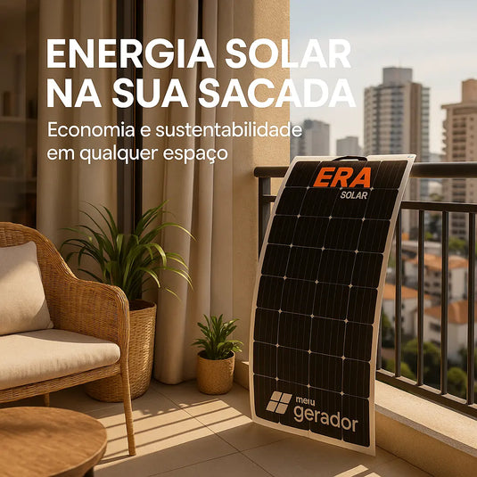 Painel Solar Flexível 250W Era Solar Flex50md Monocristalino Topcon 72 Celulas ERA SOLAR