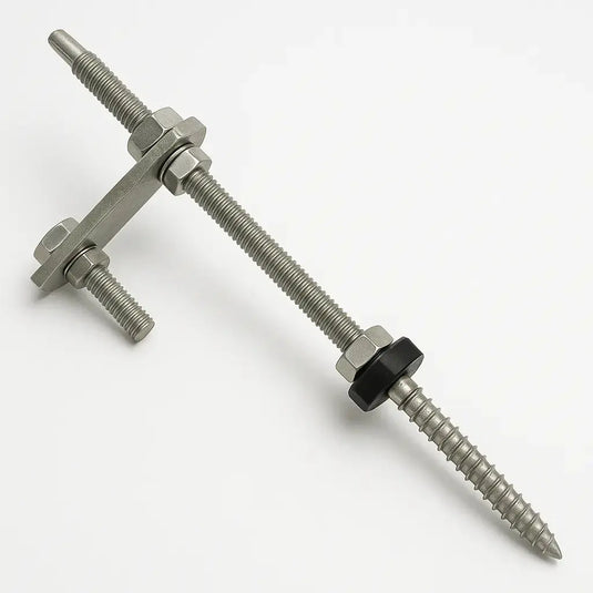 Estrutura de Energia Solar 1,20m Telha Fibromadeira Para 4 Placas PRATYC