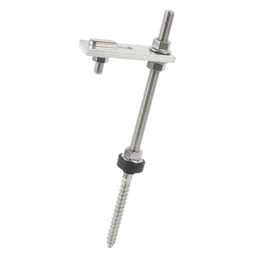 Estrutura de Energia Solar 2,40m Para Telha Fibromadeira Para 4 Placas PRATYC