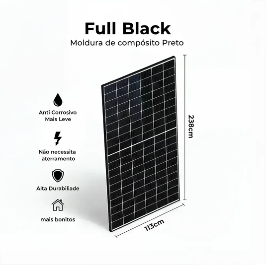 Kit Energia Solar Ongrid 3500kWh Mês 26,04kWp 42 Painel Sunova 620W Inversor Growatt 25kW Trifásico 220V 4MPPT GROWATT