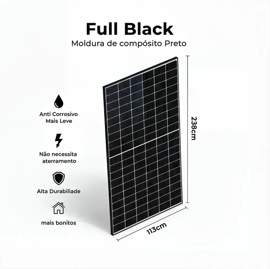 Kit Energia Solar Ongrid 3500kWh Mês 26,04kWp 42 Painel Sunova 620W Inversor Growatt 25kW Trifásico 220V 4MPPT GROWATT