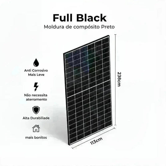 Kit Energia Solar Ongrid 3500kWh Mês 26,04kWp 42 Painel Sunova 620W Inversor Growatt 25kW Trifásico 220V 4MPPT GROWATT