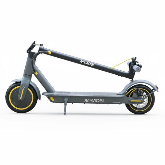 Patinete Elétrico Mymobi 350W Mb350-Pro Bat 36V 10Ah Cinza/Amarelo até 32km/h MYMOBI