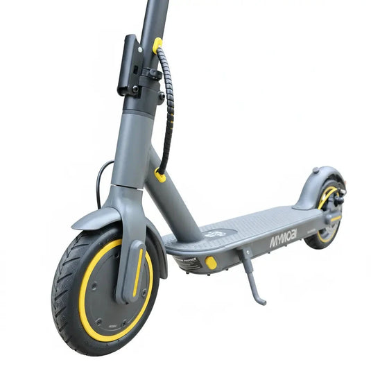 Patinete Elétrico Mymobi 350W Mb350-Pro Bat 36V 10Ah Cinza/Amarelo até 32km/h MYMOBI