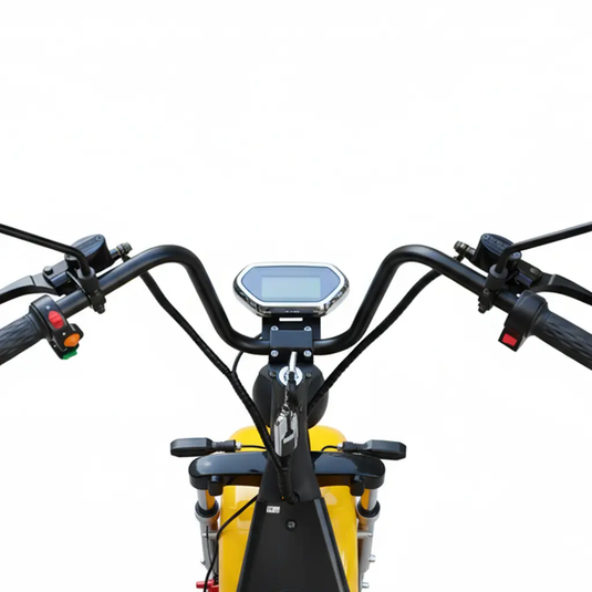 Scooter Elétrica Mymobi 2000W 20Ah 60V Amarelo até 50km/h até 2 Pessoas MYMOBI