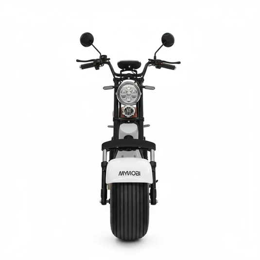 Scooter Elétrica Mymobi 2000W 20Ah 60V Branco Caramelo MYMOBI
