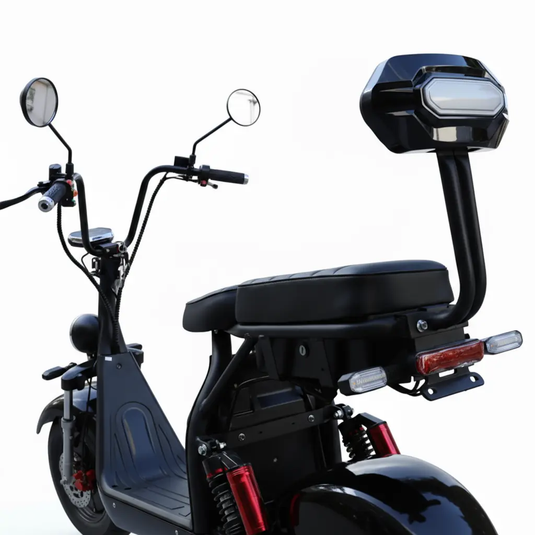 Scooter Elétrica Mymobi 2000W 20Ah 60V Preto até 50km/h 2 Pessoas MYMOBI