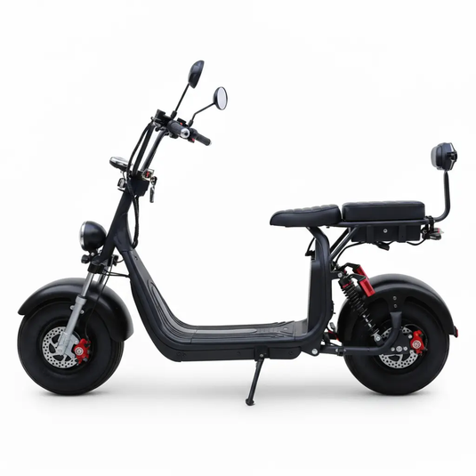 Scooter Elétrica Mymobi 2000W 20Ah 60V Preto Fosco até 50km/h 2 Pessoas MYMOBI
