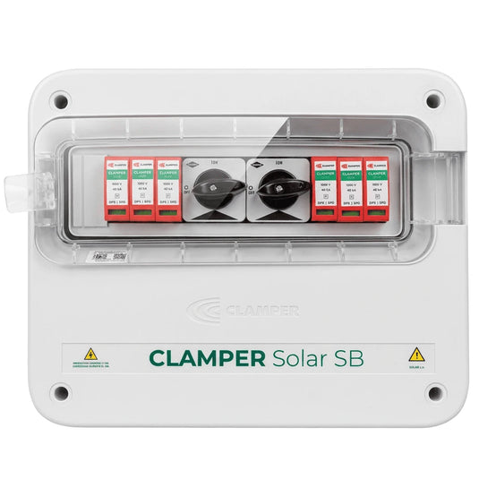 String Box Clamper 2 Entradas 2 Saídas SB 1000V 20A 2E/2S PC CLAMPER