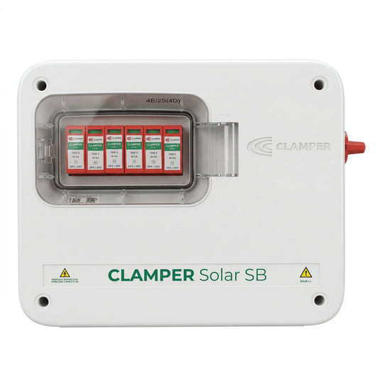 String Box Clamper 1000V 4 Entradas 2 Saídas 4E/2S 20A ou 2 Entradas 2 Saídas 2E/2S em 32A ou 4E/4S em 20A CLAMPER