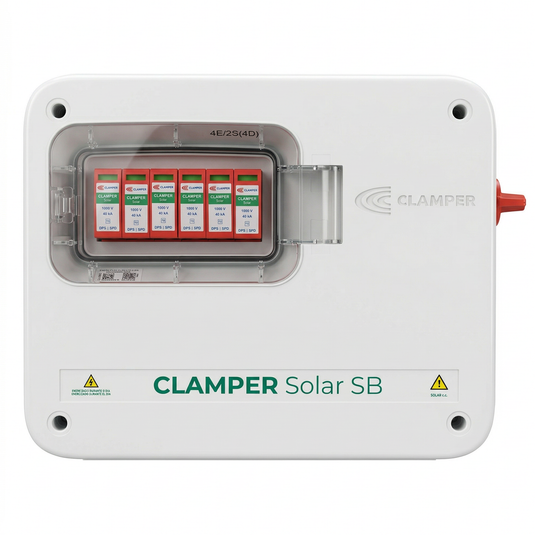 String Box Clamper 1000V 4 Entradas 2 Saídas 4E/2S 20A ou 2 Entradas 2 Saídas 2E/2S em 32A ou 4E/4S em 20A CLAMPER