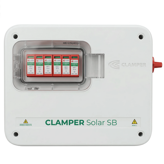 String Box Clamper 4 Entradas 2 Saídas SB 1000V 4E/2S(4D) 20A / 2E/2S(2D) 32A PC CLAMPER