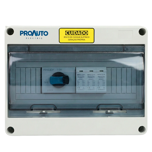 String Box ProAuto 2 Entradas 1 Saída 1040V 32A SBC-1E/2E-1S/2S-32A-1040VCC PROAUTO