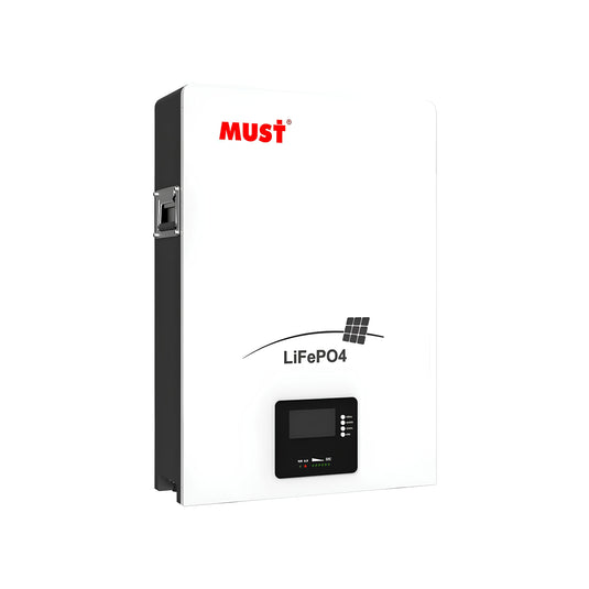 BATERIA SOLAR DE LITIO MUST 5.12KWH 48V 100AH 6.000 CICLOS LP16-48100