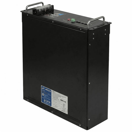 Bateria Solar de Lítio Moura 4,8kWh 48V 100Ah 48MLS100 6.000 Ciclos MOURA