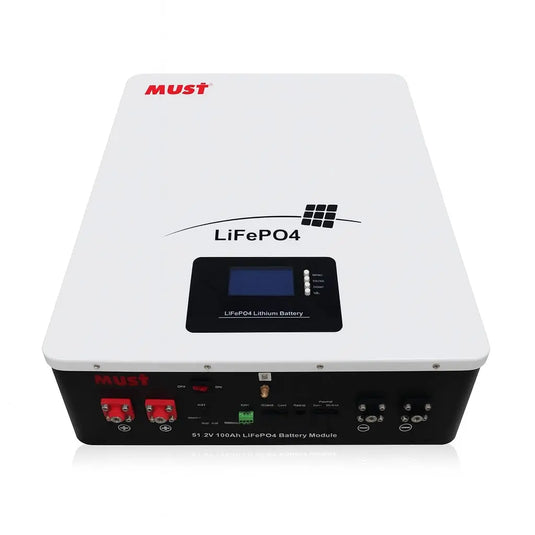 Bateria Solar de Lítio Must 5.12kWh 48V 100Ah 6000 Ciclos LP16-48100 MUST