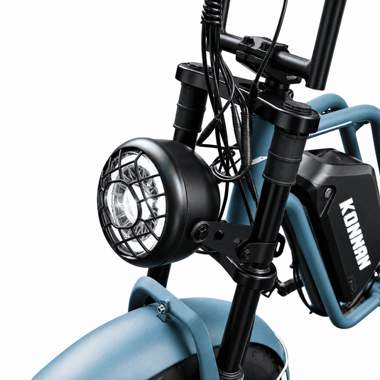 Bicicleta Elétrica 750W Konnan V8S Conquest Bat 48V 18,2 Ah Azul até 32km/h KONNAN