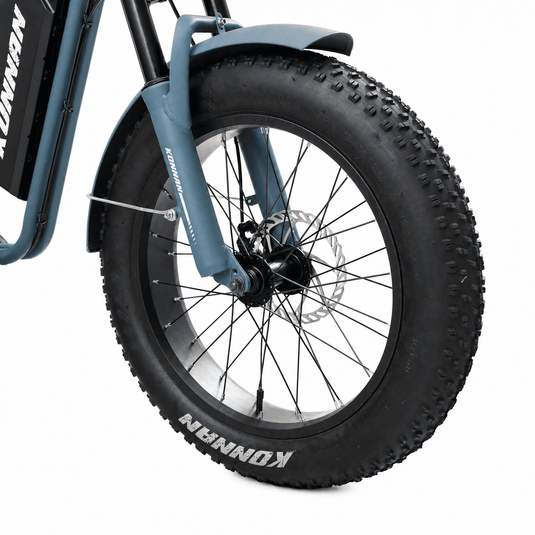 Bicicleta Elétrica 750W Konnan V8S Conquest Bat 48V 18,2 Ah Azul até 32km/h KONNAN