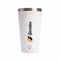 Copo Térmico Personalizado Gluck MeuGerador Sleek 473ml