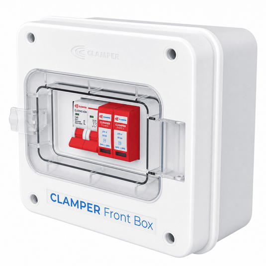 Clamper Front Box Inversor até 7,5KW CA 275V 20KA 2P 40A IP65