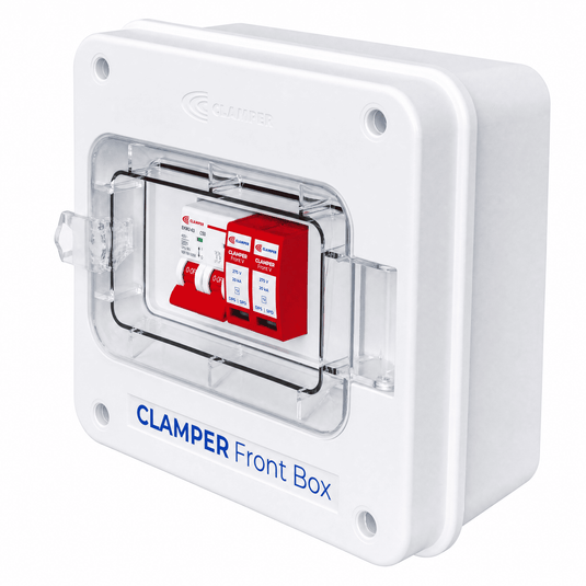 Clamper Front Box Inversor até 8KW CA 275V 20KA 2P 50A IP65
